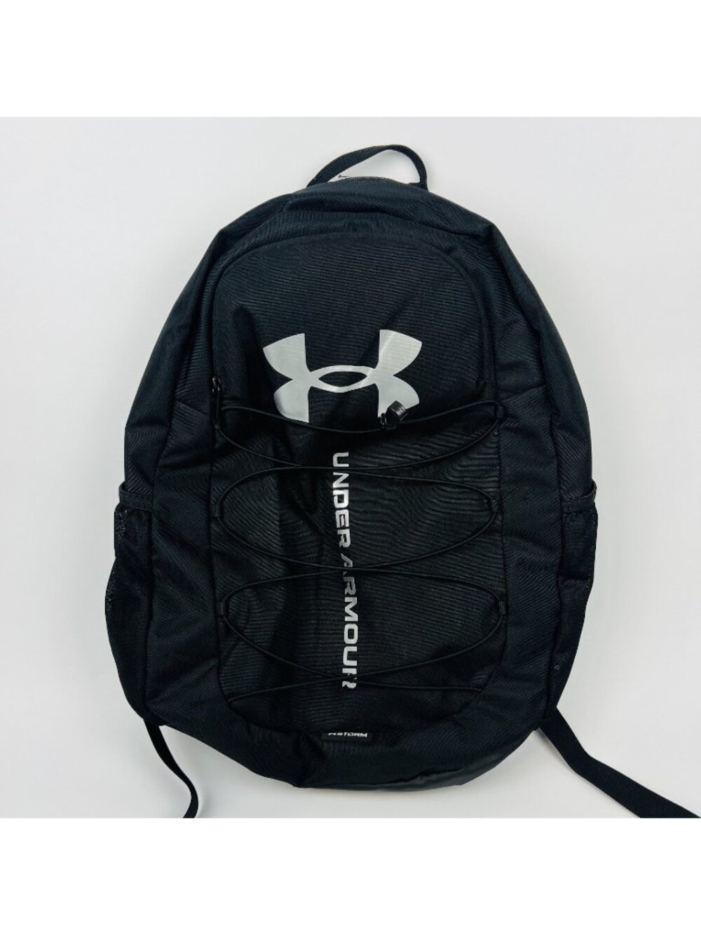 Under Armour Black Hustle Sport Backpack School Gym Travel Bag